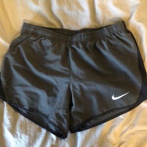 Dark grey nike dri fit shorts